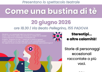 &ldquo;Come una bustina di t&egrave;&rdquo;